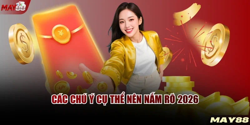 Các chú ý cụ thể nên nắm rõ 2026