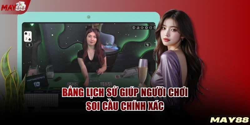 Bảng lịch sử giúp người chơi soi cầu chính xác