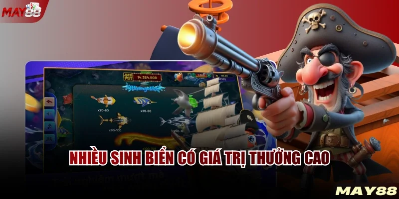 Nhiều sinh biển có giá trị thưởng cao