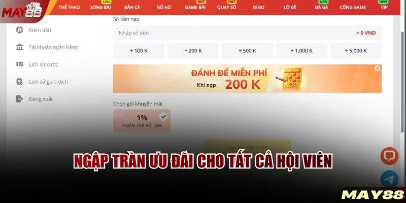 Ngập tràn ưu đãi cho tất cả hội viên